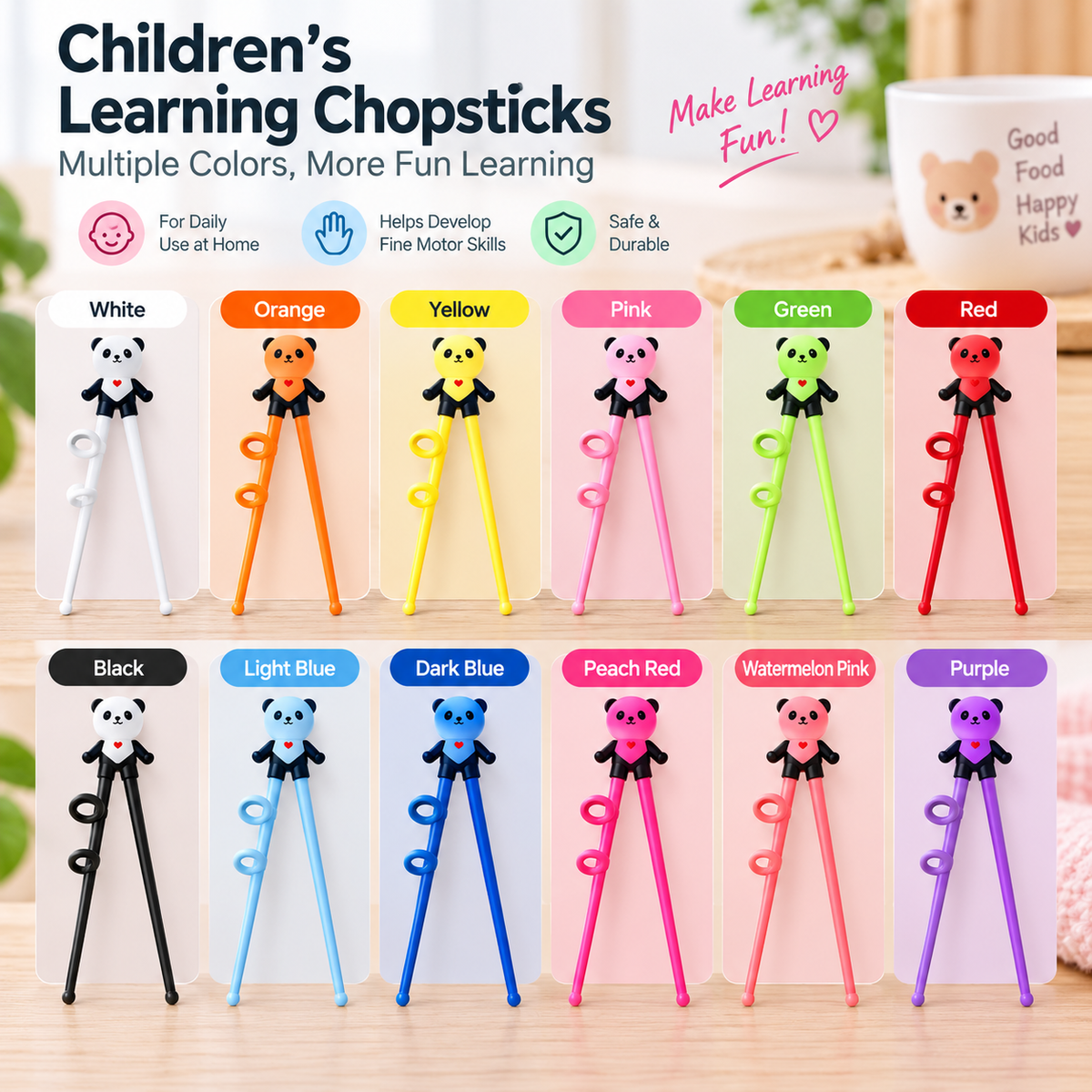 Children’s Silicone Learning Chopsticks | Wholesale & OEM/ODM