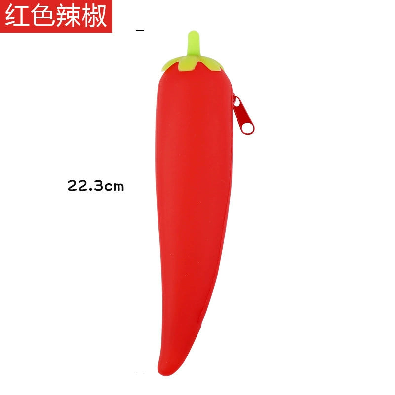 Fruit & Vegetable Silicone Pencil Case | Wholesale & OEM/ODM Supplier
