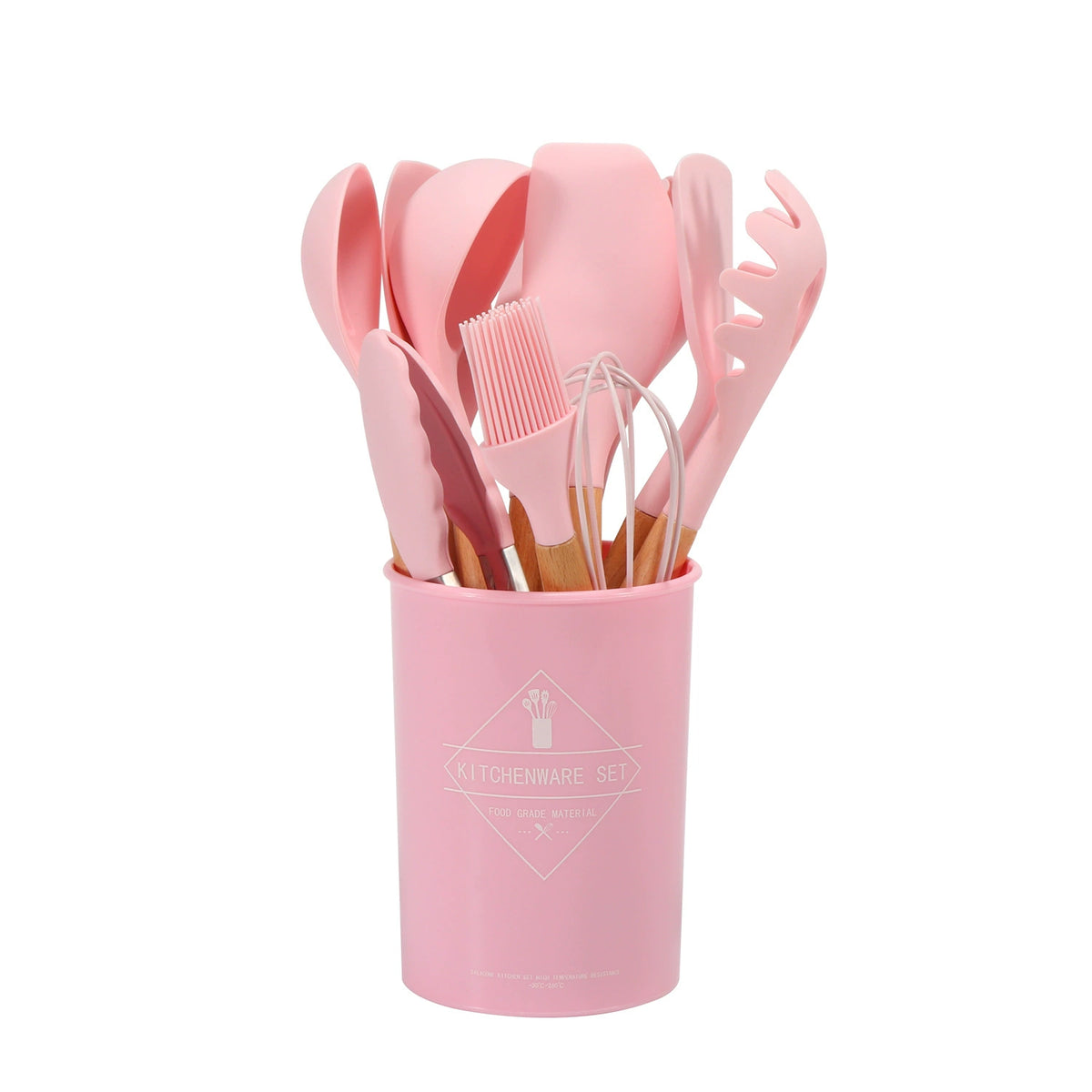 木製ハンドルのシリコンキッチン用品セット | 卸売 & OEM/ODMサプライヤー