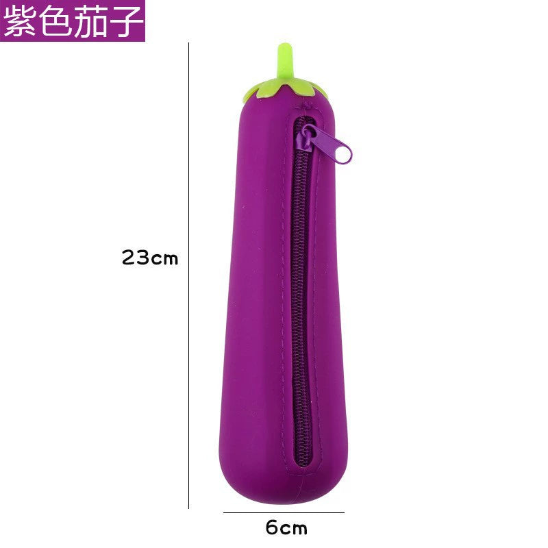 Fruit & Vegetable Silicone Pencil Case | Wholesale & OEM/ODM Supplier
