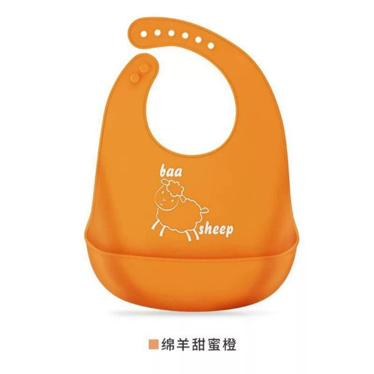 Silicone Baby Bib with Deep Food Catch Pocket | Wholesale & OEM/ODM