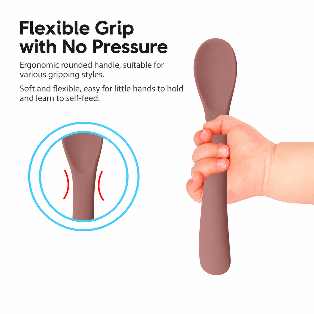 シリコン製ベビー用離乳食スプーン | 卸売＆OEM